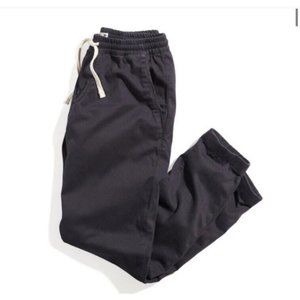 Marine Layer Saturday Jogger Pant Slim Fit Men XXL Faded Black Elastic Waist